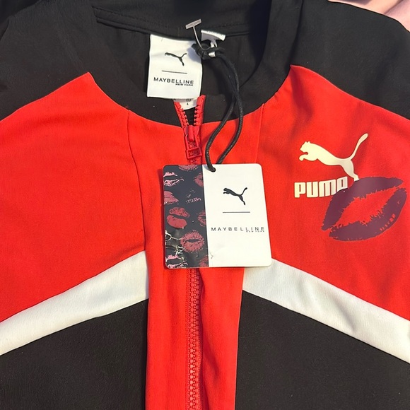PUMA x Maybelline NY💄puma black top large nwt - Picture 4 of 5